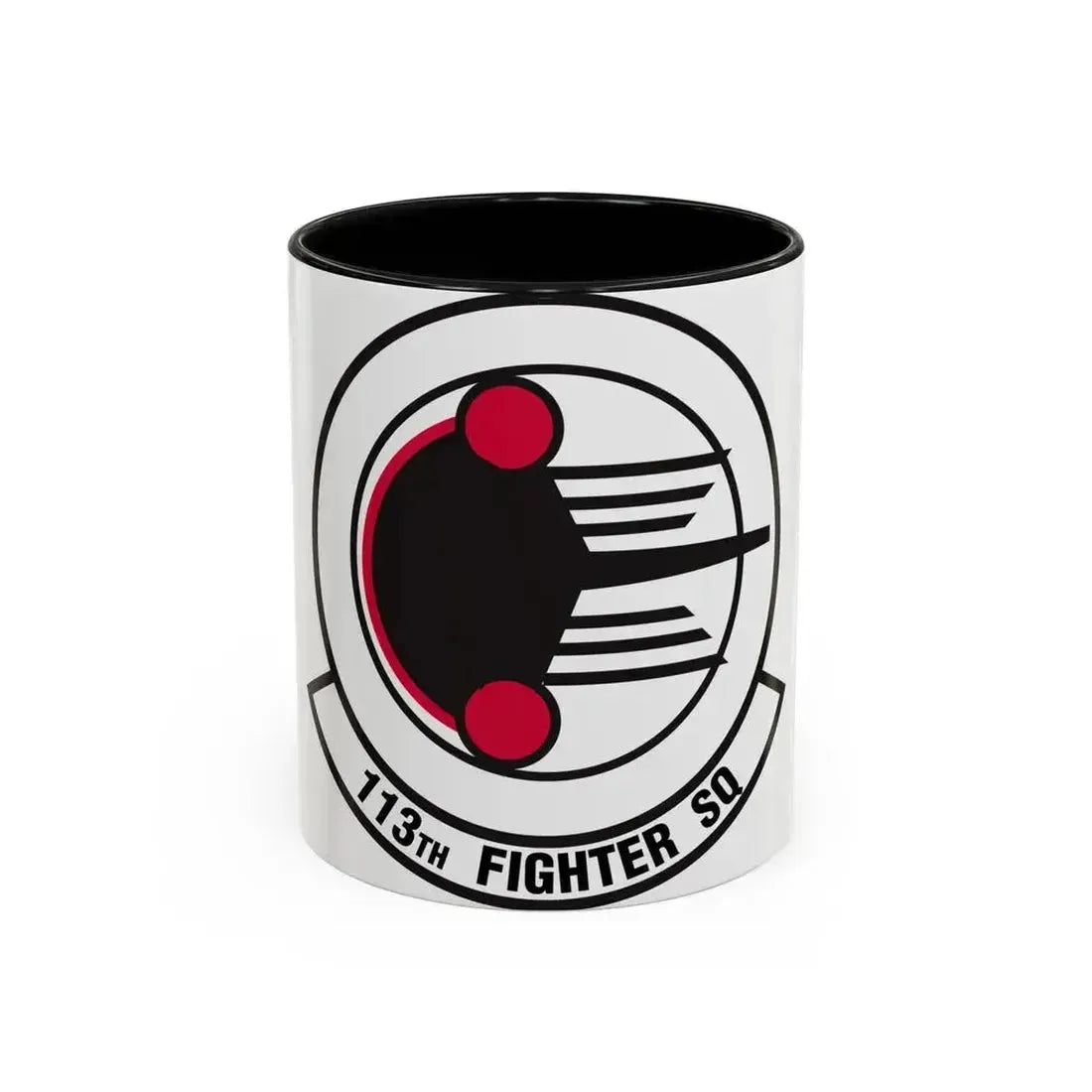 113 Fighter Squadron (U.S. Air Force) Accent Coffee Mug 11oz Black - Go Mug Yourself
