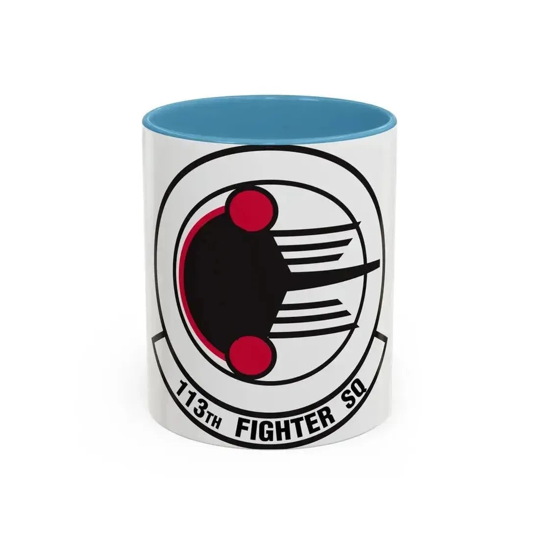 113 Fighter Squadron (U.S. Air Force) Accent Coffee Mug 11oz Light Blue - Go Mug Yourself
