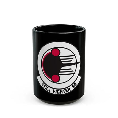 113 Fighter Squadron (U.S. Air Force) Black Coffee Mug - Go Mug Yourself