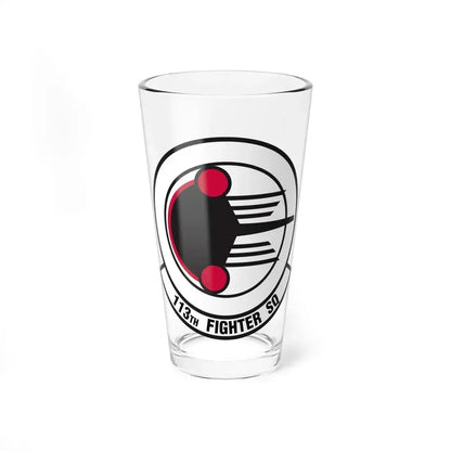 113 Fighter Squadron (U.S. Air Force) Pint Glass 16oz 16oz - Go Mug Yourself