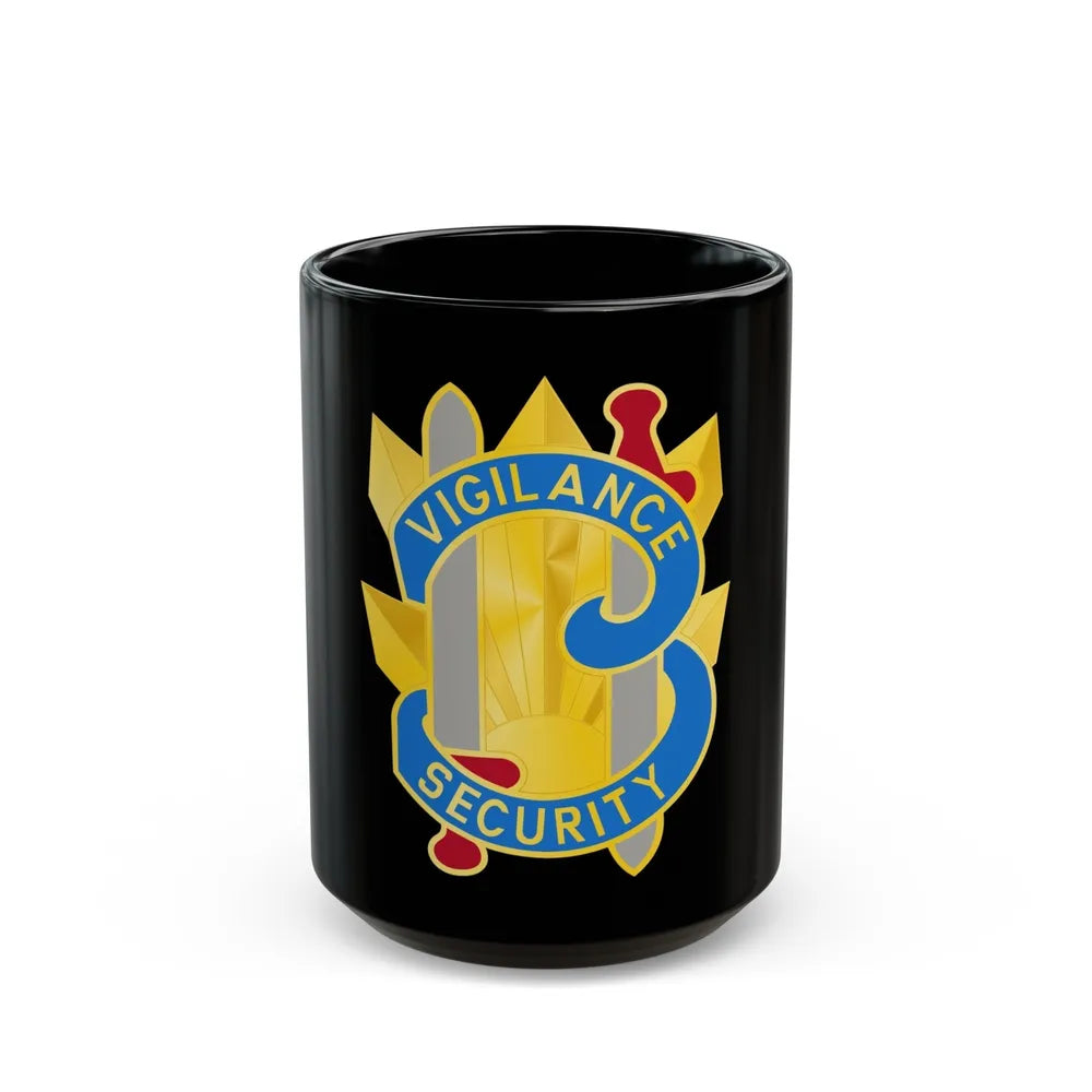 113 Military Intelligence Group (U.S. Army) Black Coffee Mug-15oz-Go Mug Yourself