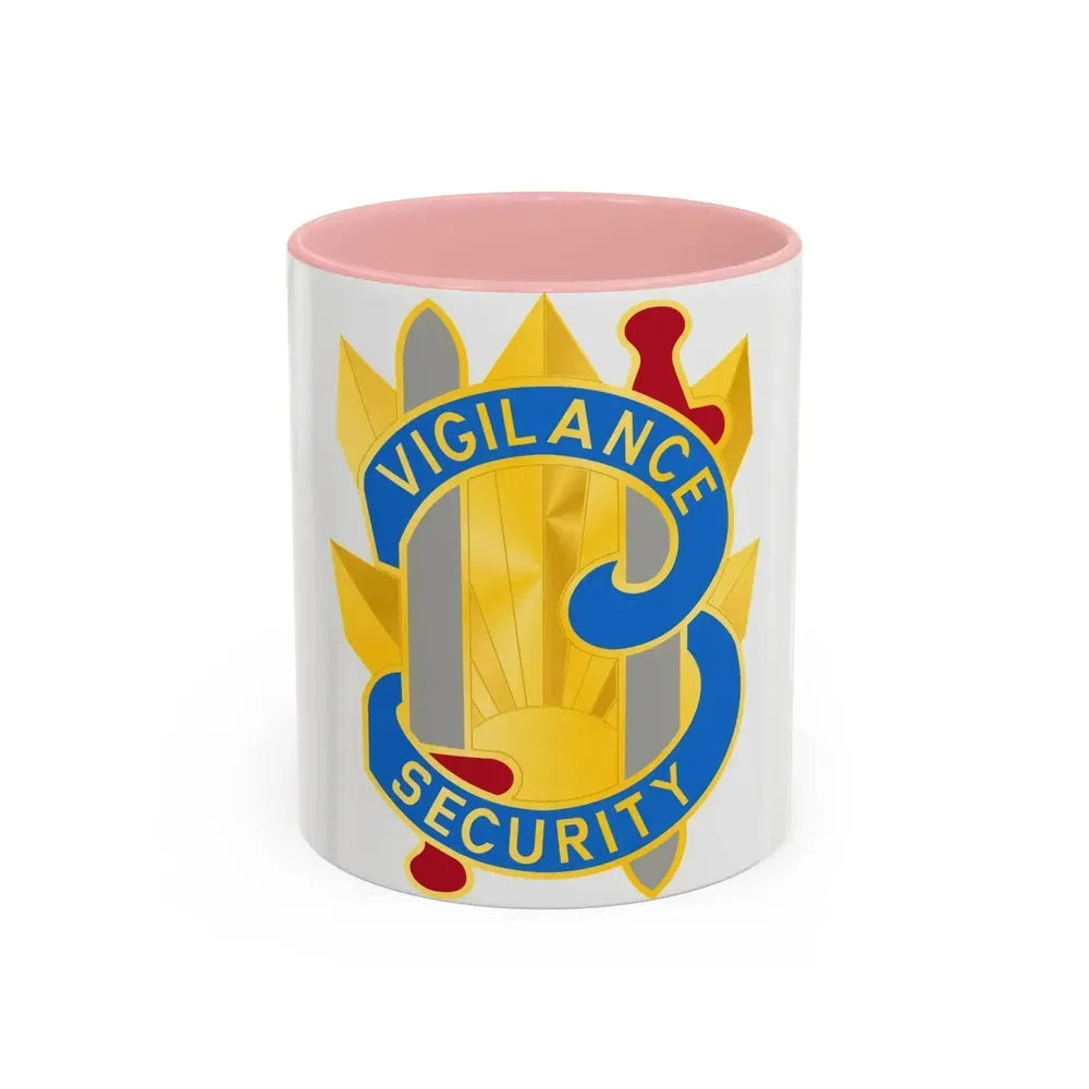 113 Military Intelligence Group (U.S. Army) Accent Coffee Mug 11oz Pink - Go Mug Yourself