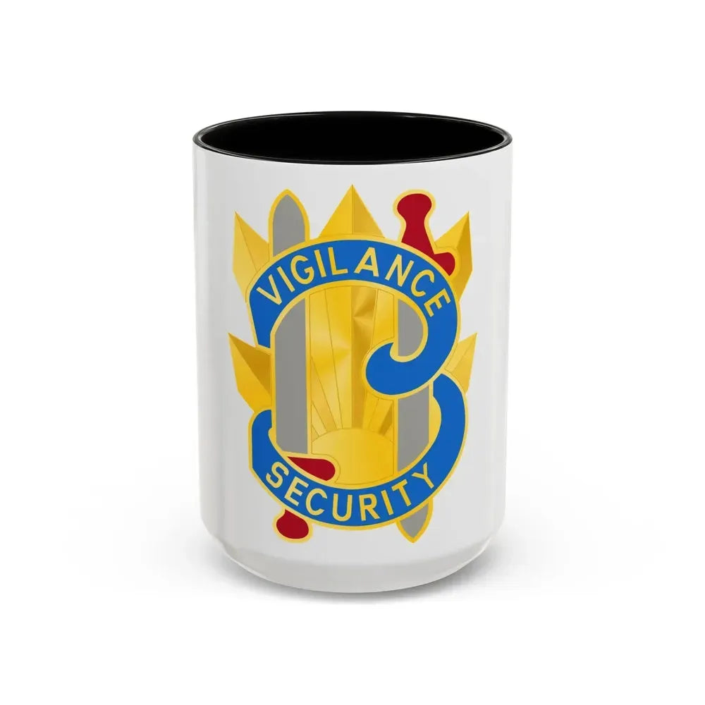 113 Military Intelligence Group (U.S. Army) Accent Coffee Mug 15oz Black - Go Mug Yourself