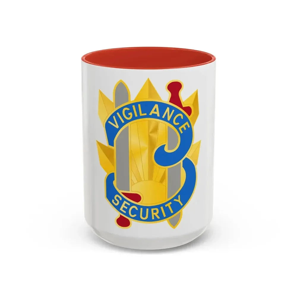 113 Military Intelligence Group (U.S. Army) Accent Coffee Mug 15oz Red - Go Mug Yourself