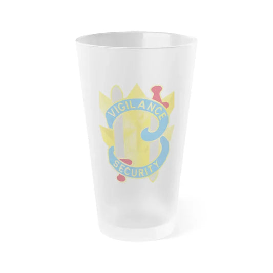 113 Military Intelligence Group (U.S. Army) Frosted Pint Glass 16oz Default Title - Go Mug Yourself