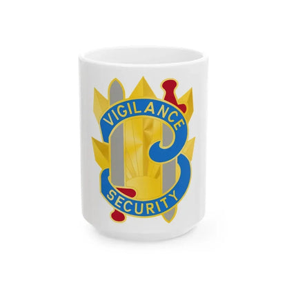 113 Military Intelligence Group (U.S. Army) White Coffee Mug 15oz - Go Mug Yourself