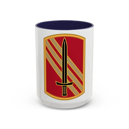 113 Sustainment Brigade 3 (U.S. Army) Accent Coffee Mug 15oz Navy - Go Mug Yourself