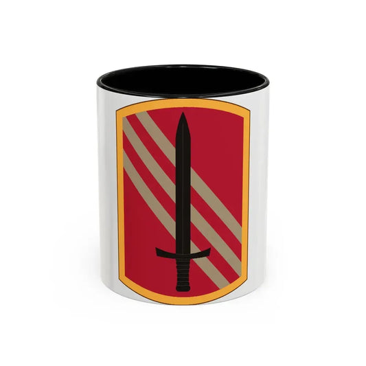 113 Sustainment Brigade (U.S. Army) Accent Coffee Mug 11oz Black - Go Mug Yourself