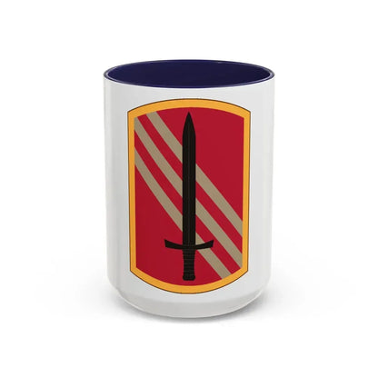 113 Sustainment Brigade (U.S. Army) Accent Coffee Mug 15oz Navy - Go Mug Yourself
