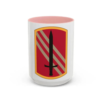 113 Sustainment Brigade (U.S. Army) Accent Coffee Mug 15oz Pink - Go Mug Yourself
