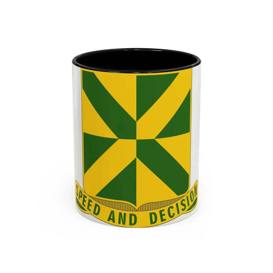 113 Tank Battalion (U.S. Army) Accent Coffee Mug 11oz Black - Go Mug Yourself