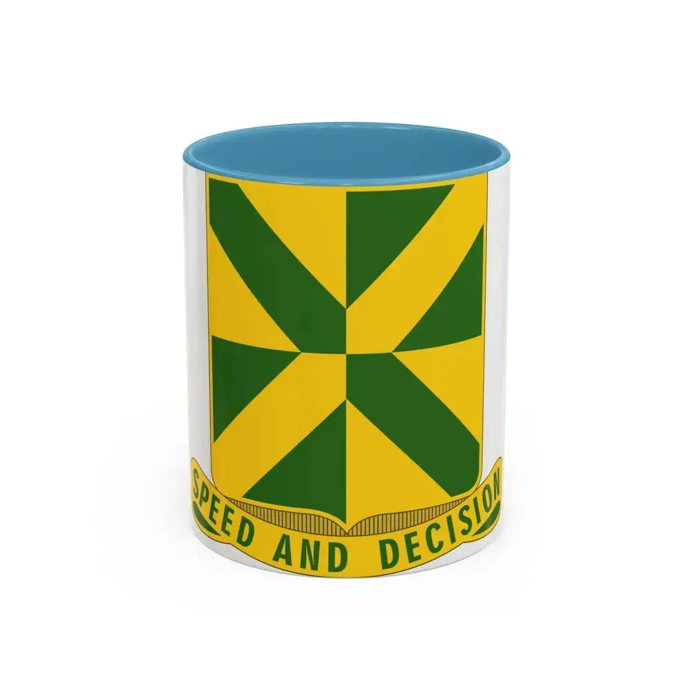 113 Tank Battalion (U.S. Army) Accent Coffee Mug 11oz Light Blue - Go Mug Yourself