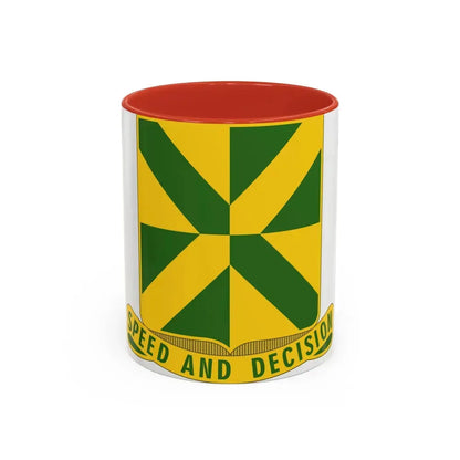 113 Tank Battalion (U.S. Army) Accent Coffee Mug 11oz Red - Go Mug Yourself