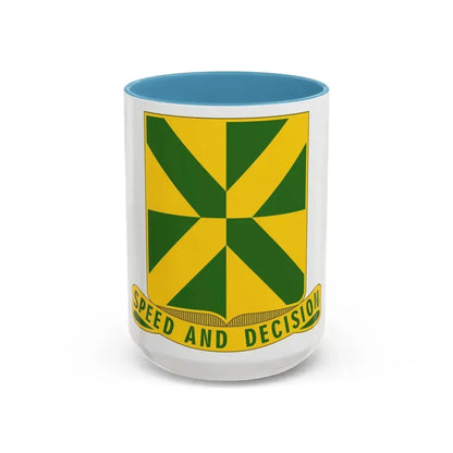 113 Tank Battalion (U.S. Army) Accent Coffee Mug 15oz Light Blue - Go Mug Yourself