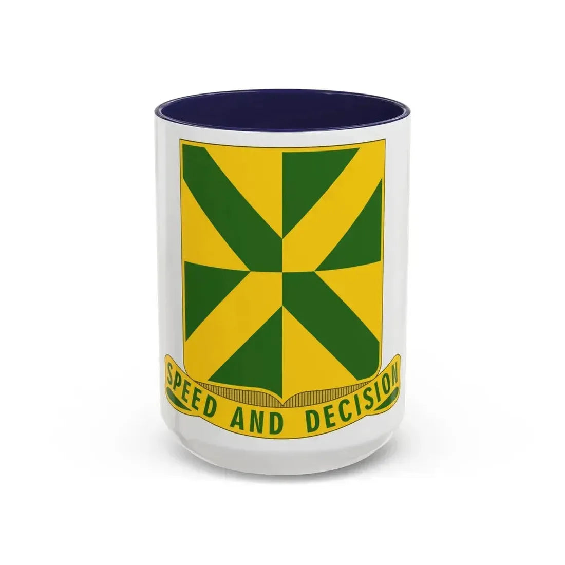 113 Tank Battalion (U.S. Army) Accent Coffee Mug 15oz Navy - Go Mug Yourself