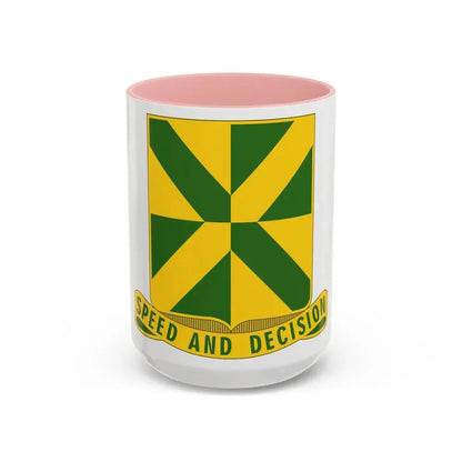 113 Tank Battalion (U.S. Army) Accent Coffee Mug 15oz Pink - Go Mug Yourself