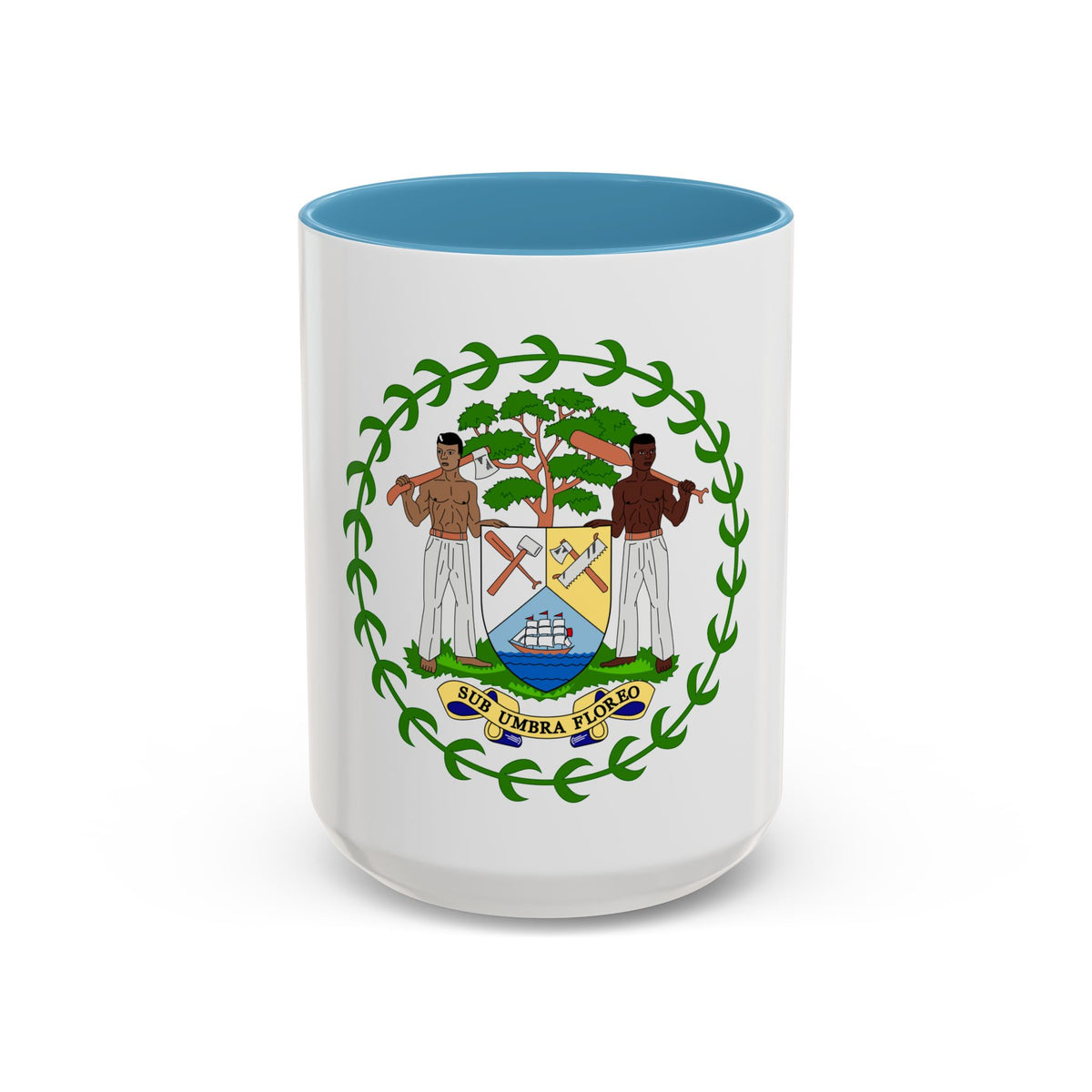 Coat of arms of Belize - Accent Coffee Mug