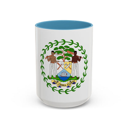 Coat of arms of Belize - Accent Coffee Mug
