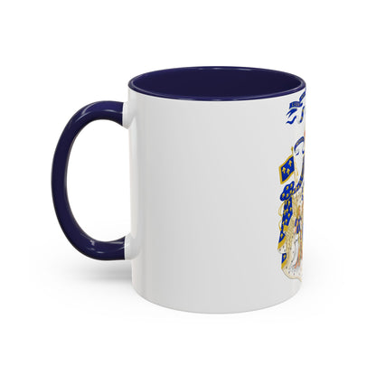 Grand Royal Coat of Arms of France - Accent Coffee Mug