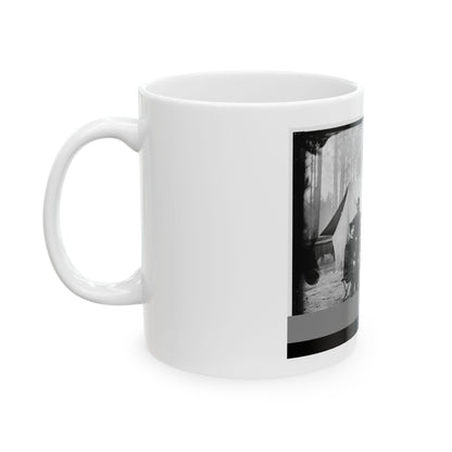 Brandy Station, Va. Clerks At Army Of The Potomac Headquarters (U.S. Civil War) White Coffee Mug