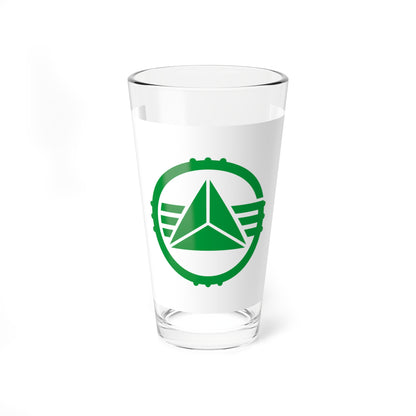 Flag of Fukutomi Hiroshima 1960-2005 (Japan) Pint Glass 16oz