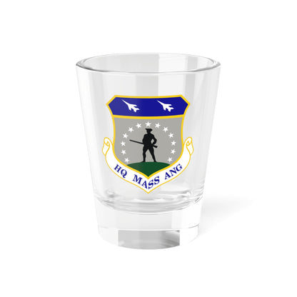 Verre à liqueur du siège de la Garde nationale aérienne du Massachusetts (US Air Force) 1,5 oz