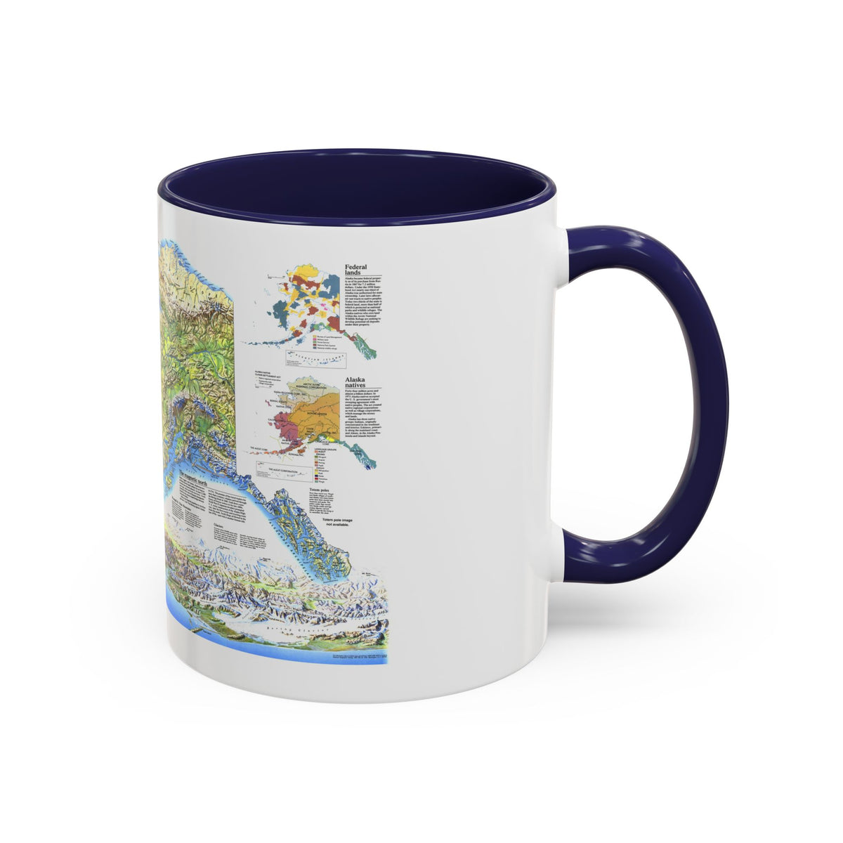 Alaska 2 (1994) (Map) Accent Coffee Mug
