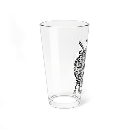 Coat of arms of Wallachia 1700 (Oman) (Coat of Arms) Pint Glass 16oz