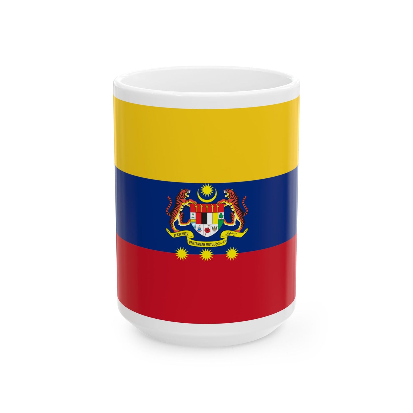 Flag of Federal Territories of Malaysia - White Coffee Mug