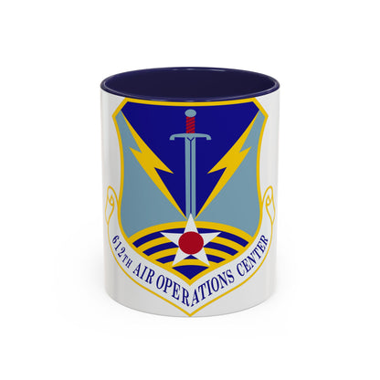 612 Air Operations Center ACC (U.S. Air Force) Accent Coffee Mug