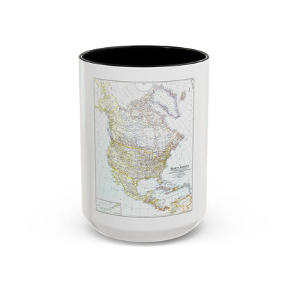 North America (1942) (Map) Accent Coffee Mug