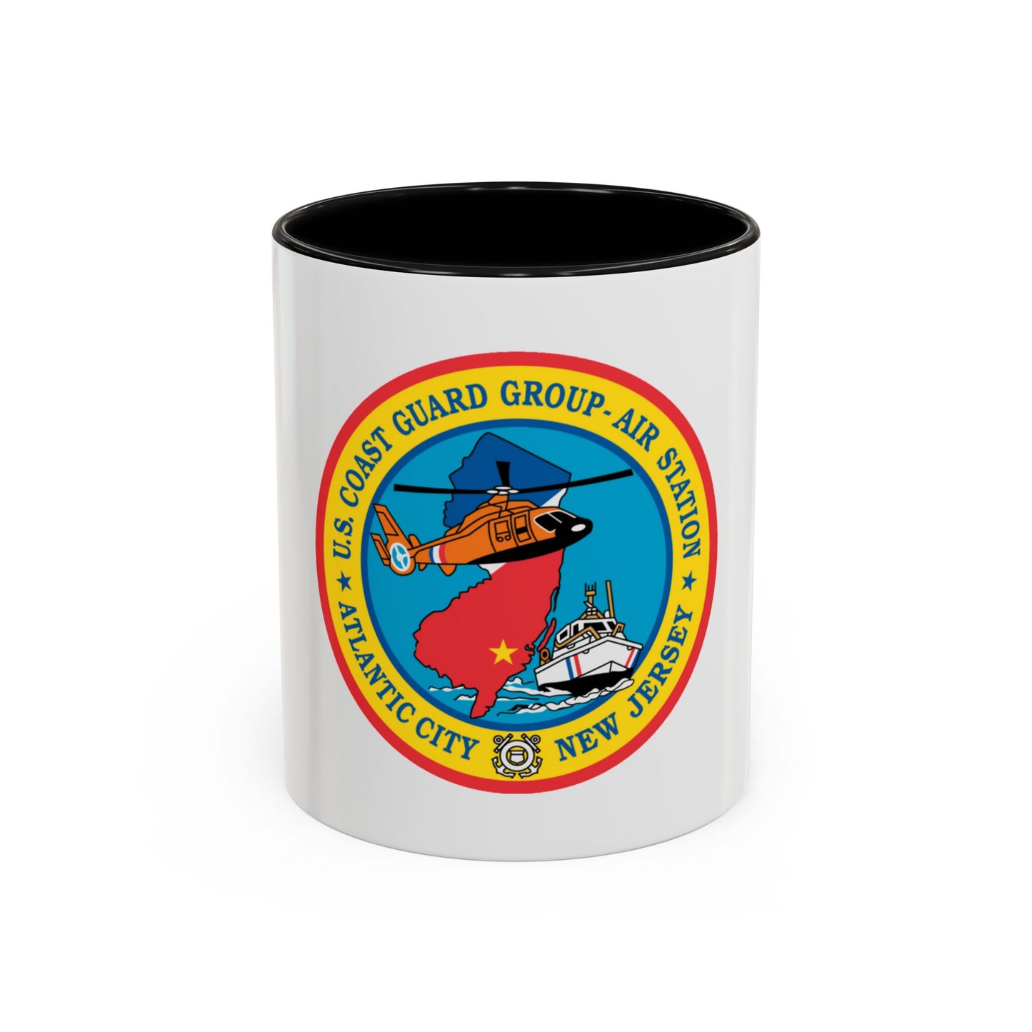 USCGC Group Air Station Atlantic City NJ (U.S. Coast Guard) Accent Coffee Mug