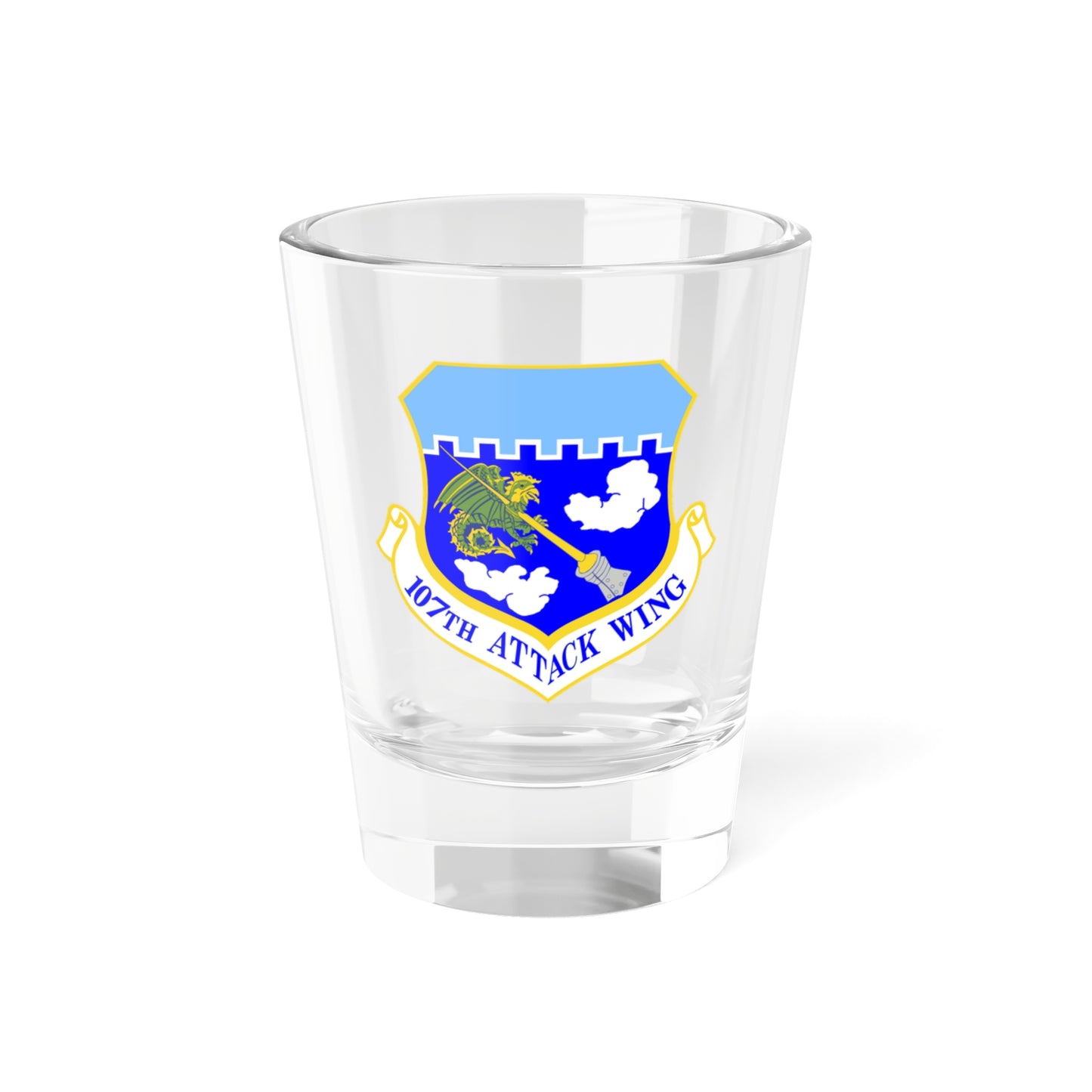 107th Attack Wing (U.S. Air Force) Shot Glass 1.5oz