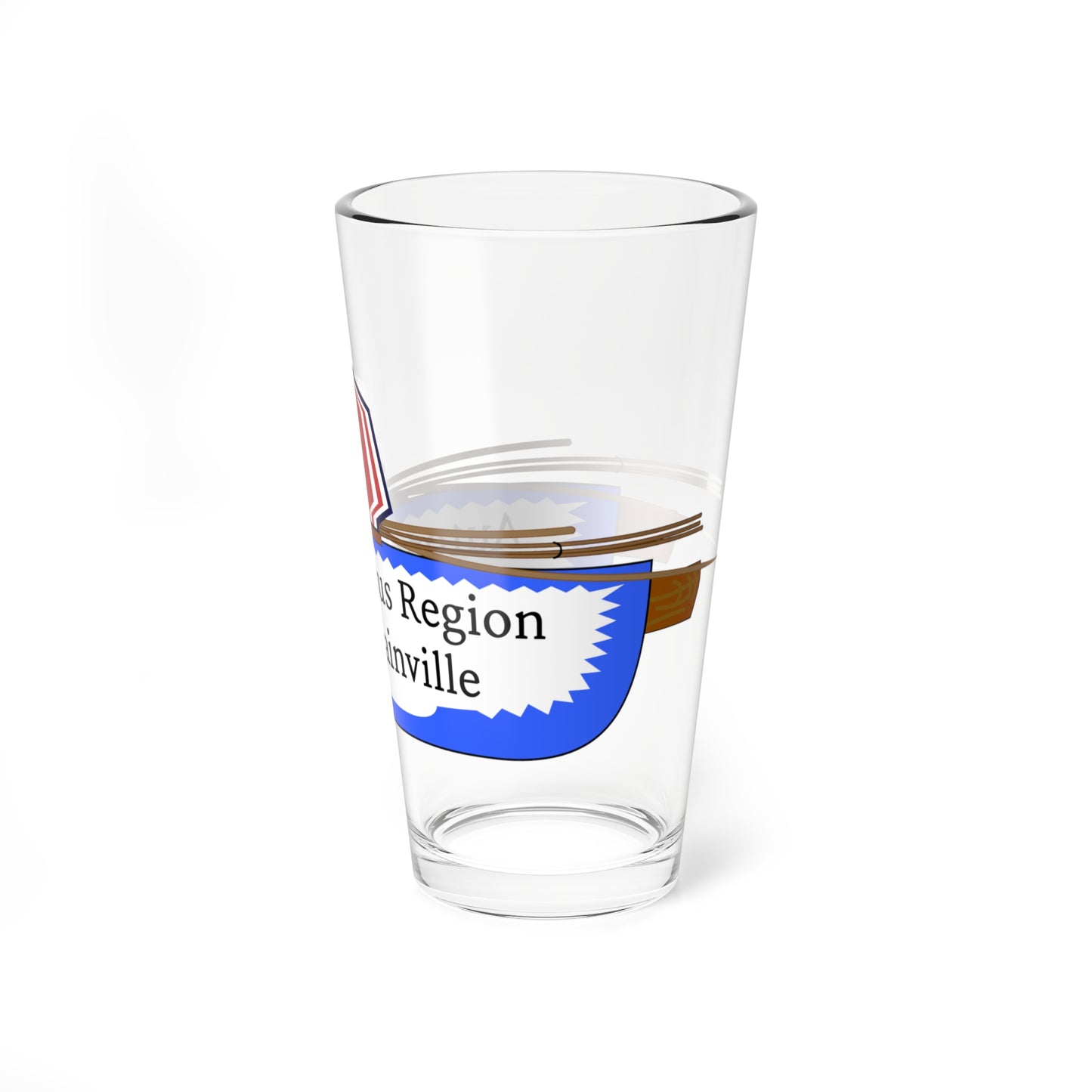 Emblem of Autonomous region of Bougainville (Guinea) (Coat of Arms) Pint Glass 16oz