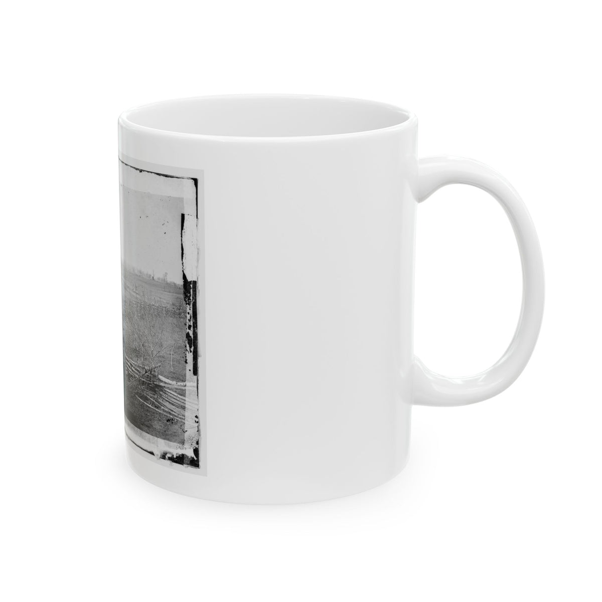 Bull Run, Va. View Of The Battlefield (U.S. Civil War) White Coffee Mug