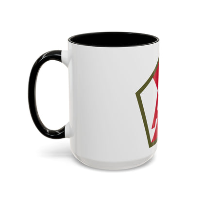 Fifteenth United States (U.S. Army) Accent Coffee Mug