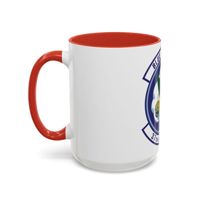 37th Airlift Squadron (U.S. Air Force) Accent Coffee Mug