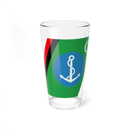 Libyan Coast Guard Racing Stripe (Libya) Pint Glass 16oz