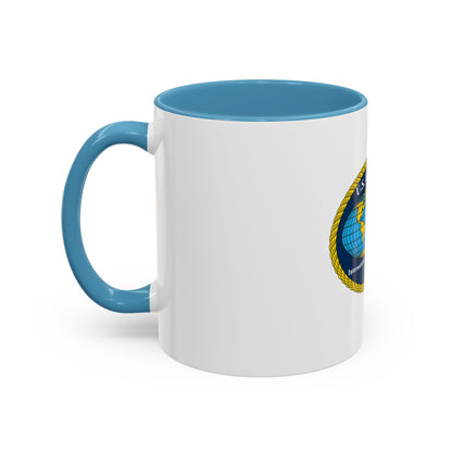 International Port Security Program USCG (U.S. Coast Guard) Accent Coffee Mug