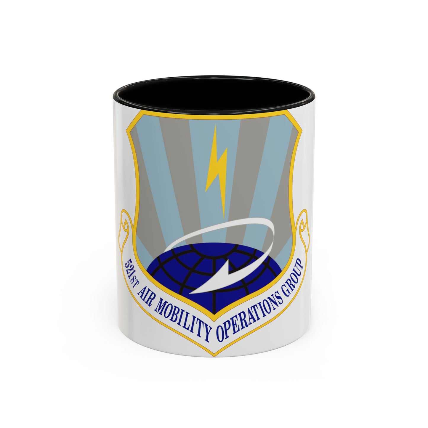 521st Air Mobility Operations Group (U.S. Air Force) Accent Coffee Mug