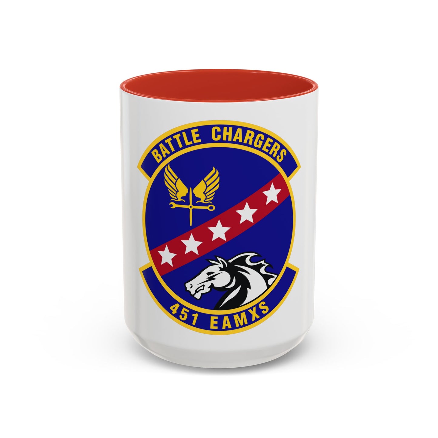 451st Expeditionary Aircraft Maintenance Squadron (U.S. Air Force) Accent Coffee Mug