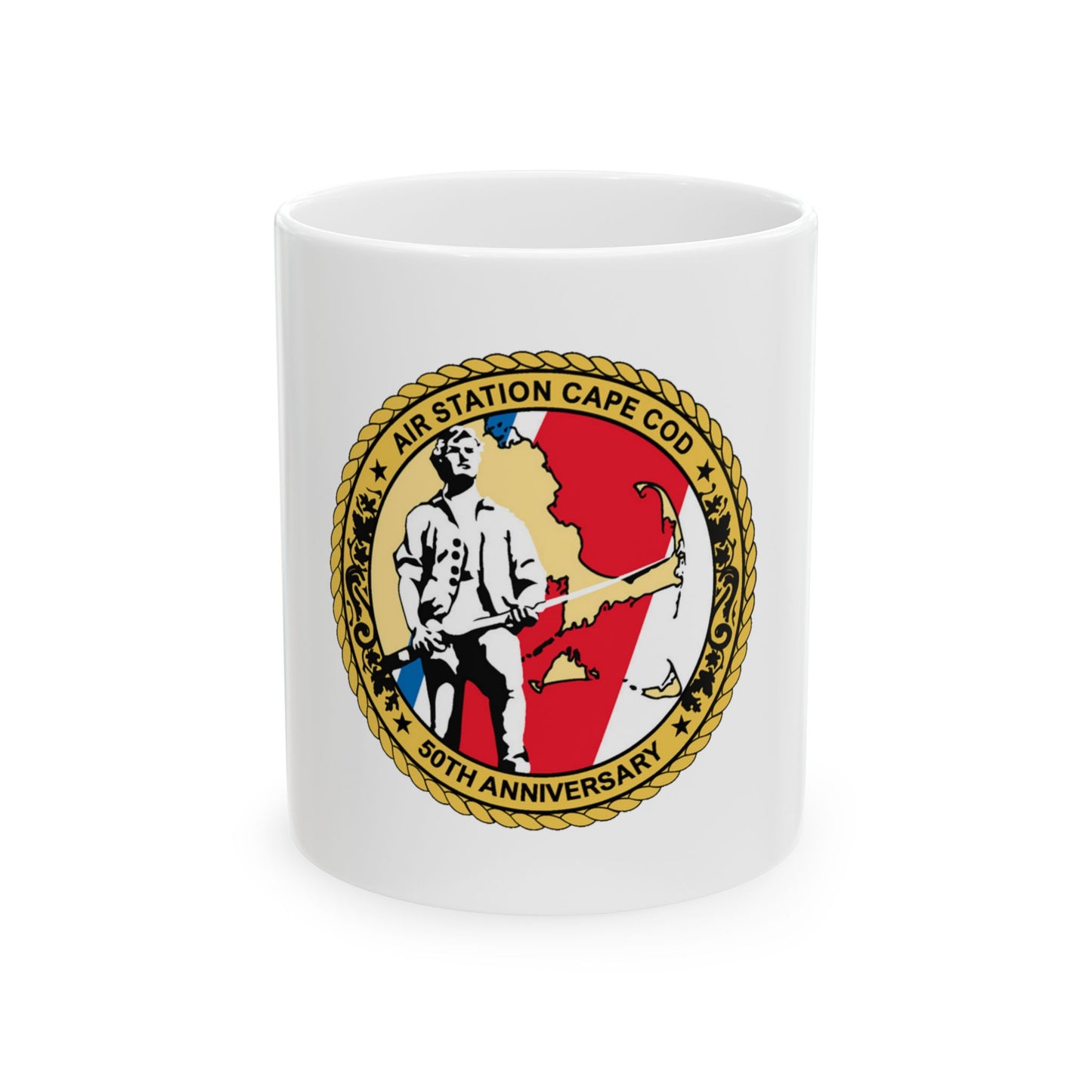 USCG Air Station CAPE COD (U.S. Coast Guard) White Coffee Mug