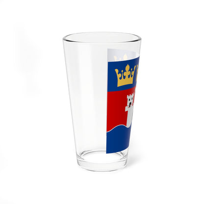 Jonkopings lan vapenflagga (Sweden) Pint Glass 16oz