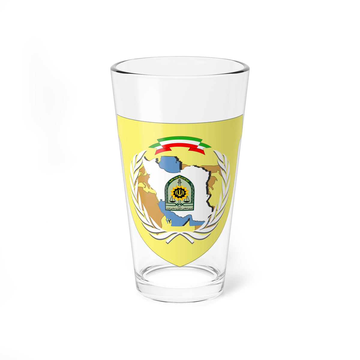 IRI.Anti-Narcotics Police (Iran) (Coat of Arms) Pint Glass 16oz