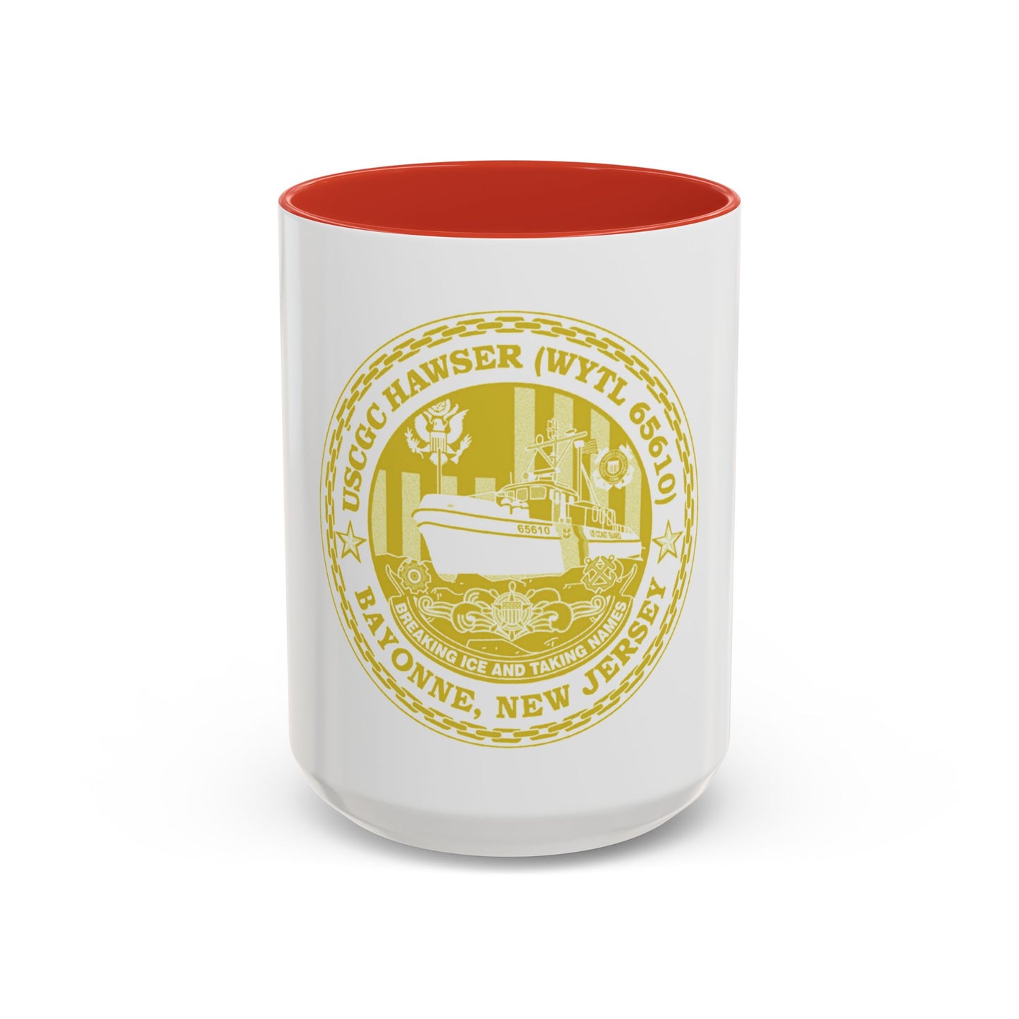 USCG Hawser WYTL 65610 Sim Gold (U.S. Coast Guard) Accent Coffee Mug