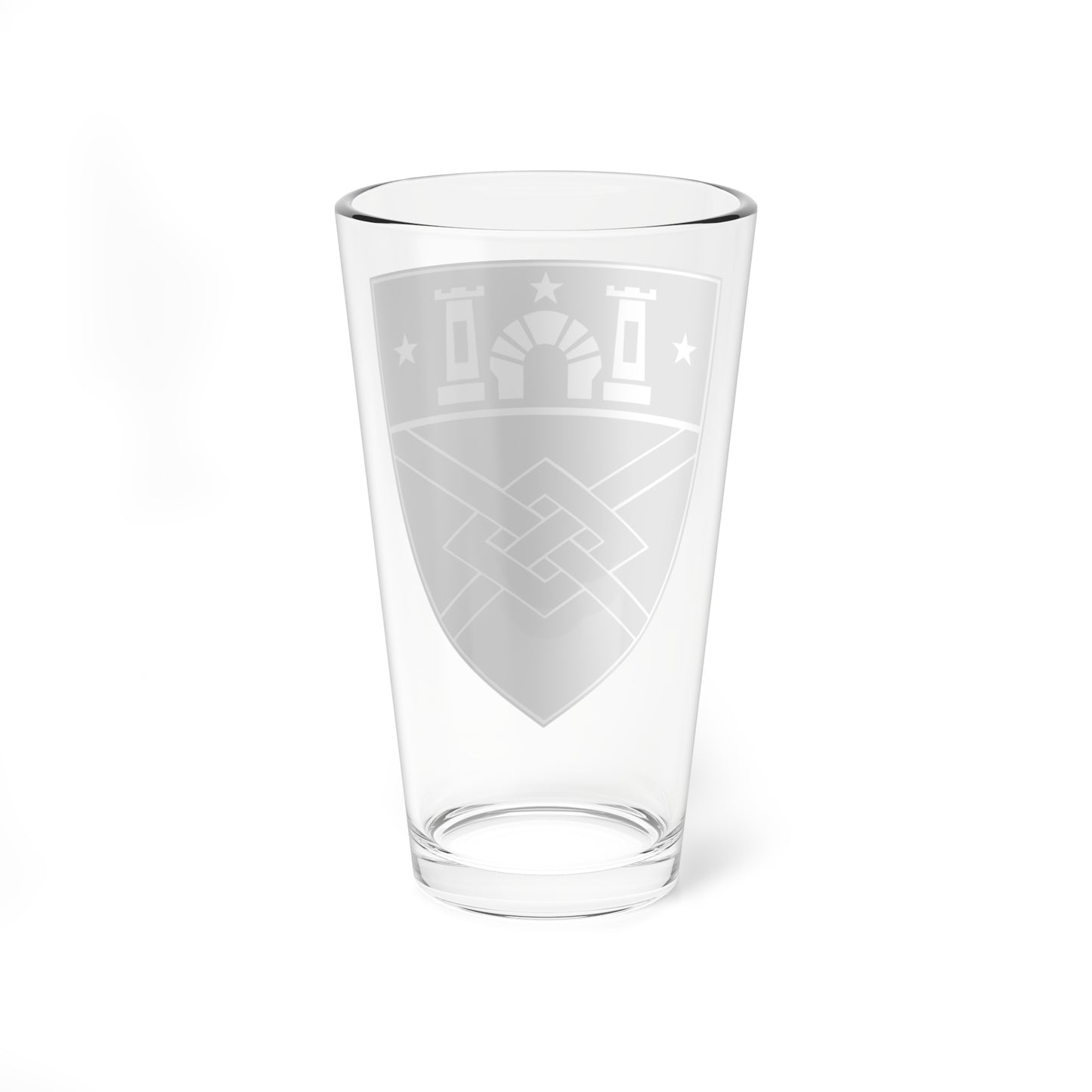 WandJShield bw (United States) (Coat of Arms) Pint Glass 16oz