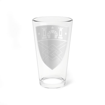 WandJShield bw (United States) (Coat of Arms) Pint Glass 16oz