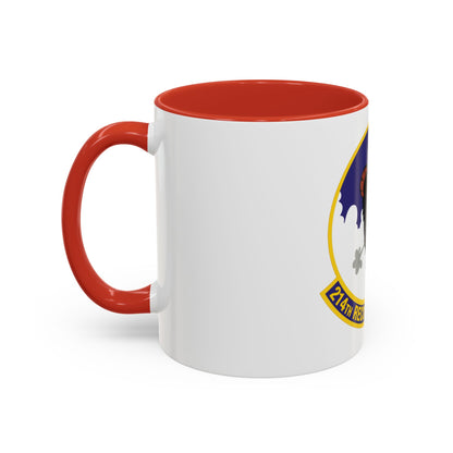 214th Reconnaissance Squadron (U.S. Air Force) Accent Coffee Mug
