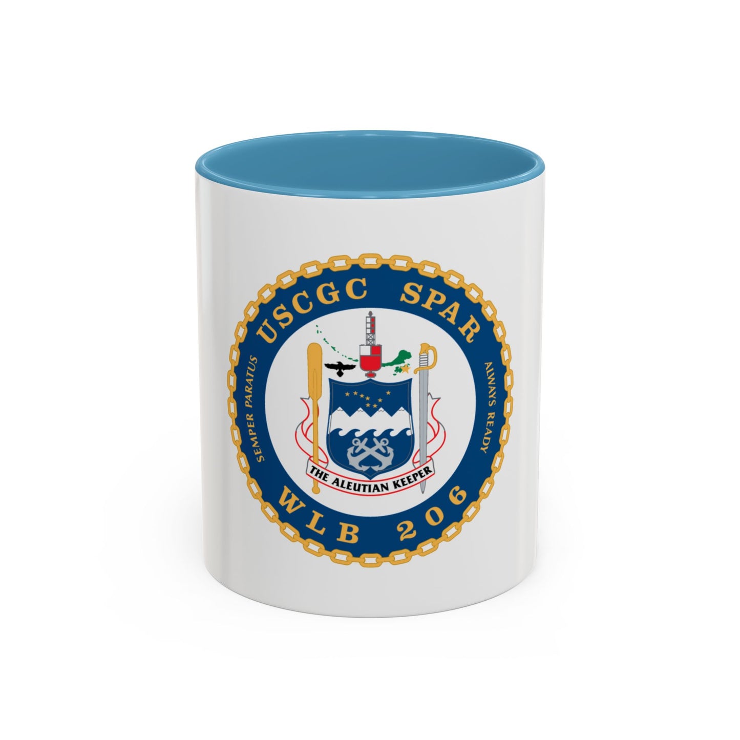USCGC Spar WLB 206 (U.S. Coast Guard) Accent Coffee Mug