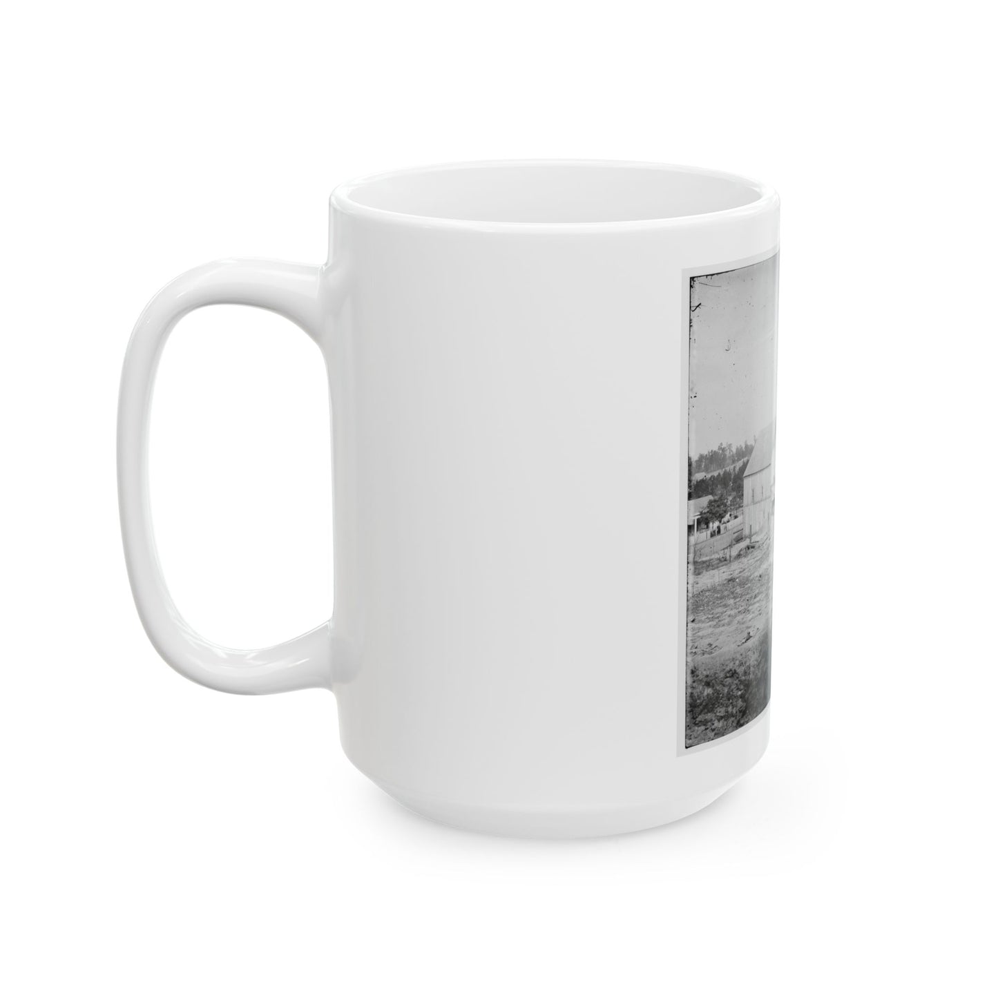 Atlanta, Georgia (Vicinity). Bomb-Proof Shelter (U.S. Civil War) White Coffee Mug